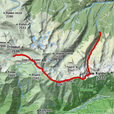 Говедарци - Хижа Мальовица - Додов връх - хижа Иван Вазов