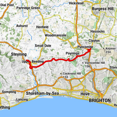 Bramber - West Hill - Maharajah Restaurant - Church of the Transfiguration