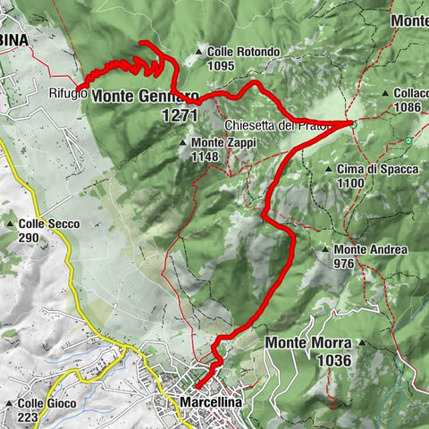 Palombara Sabina - Monte della Cisternola - Monte Gennaro - Isolina