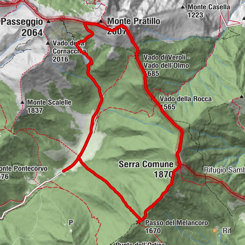 Veroli - Serra Comune - Pizzo Deta - Monte Pratillo