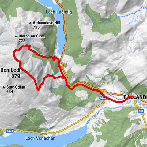 Stirling - Ben Ledi - Mullach Buidhe - Callander