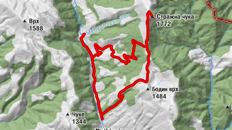 Планинарски дом Дојкинци - Стражна чука - Тупавица