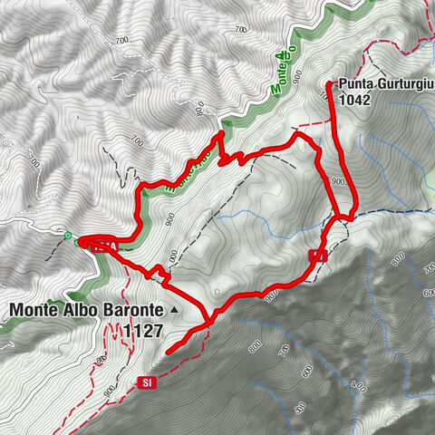 Locanda Ammentos - Monte Albo Baronte - Punta Su Mutucrone - Punta Gurturgius