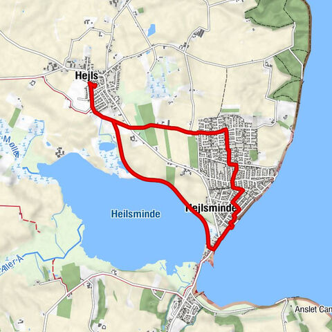 Hejls - Hejls Kirke - Bøgebjerg - Trappendal