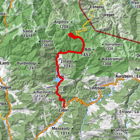 Baztan - Otarra Bizkarra - San Gil Abad parrokia - Gau Txori