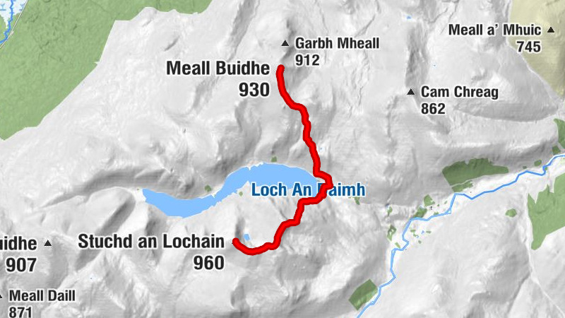 Perth and Kinross - Stuchd an Lochain - Meall Buidhe