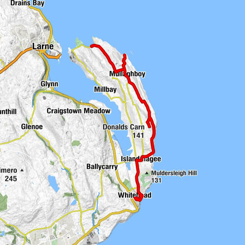 Mullaghboy - Donalds Carn - Whitehead Congregational Church - Whitehead