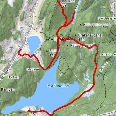 Fana - Trodalen - Hånuken - Her kan du kvila din trøyte fot