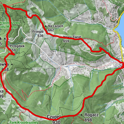 Międzybrodzie Bialskie - Czupel - Magurka Wilkowicka - Brodek