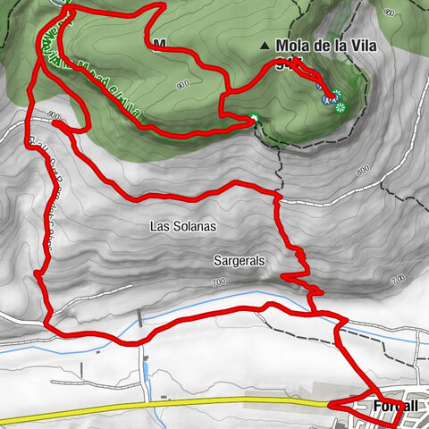 Mesón de la Vila - Forcall - Cova de la Carn - Mola de la Vila
