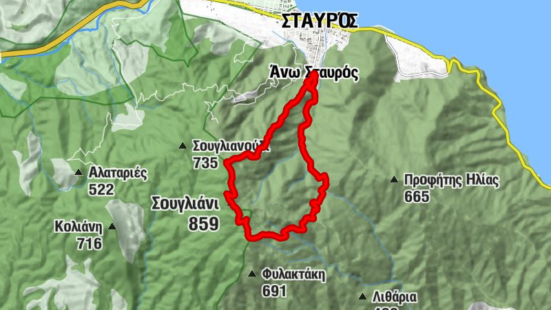 Αγνάντι - Κυνηγετικός σύλλογος Σταυρού - Τσολάκη - Σουγλιάνι
