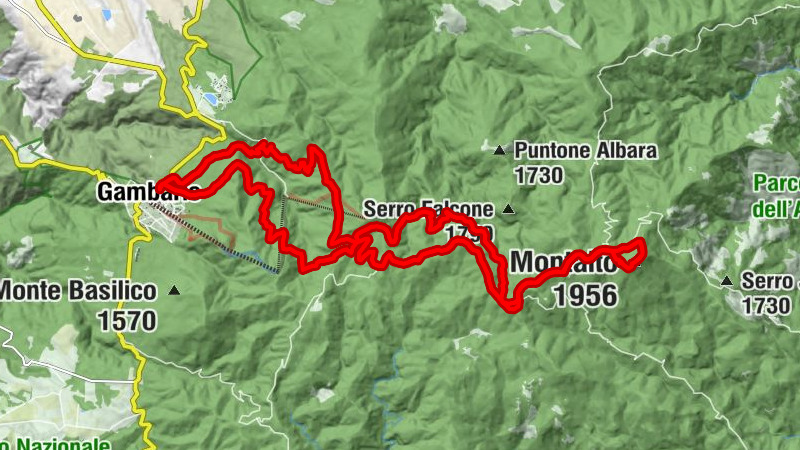 Gambarie - Materazzelli - Montalto - Statua Jeso Cristo deo Restitutae per Ipsum Salutis