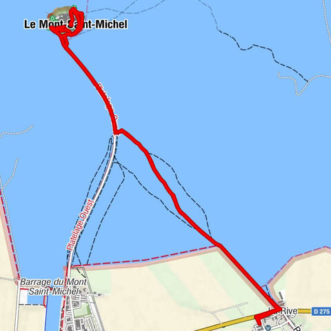 La Rive - Mont Saint-Michel - Le Mont-Saint-Michel - Église Saint-Pierre