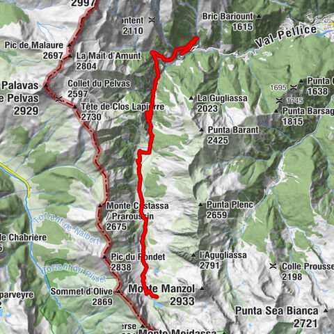 BOBBIO PELLICE De Villanova al Refugio Granero