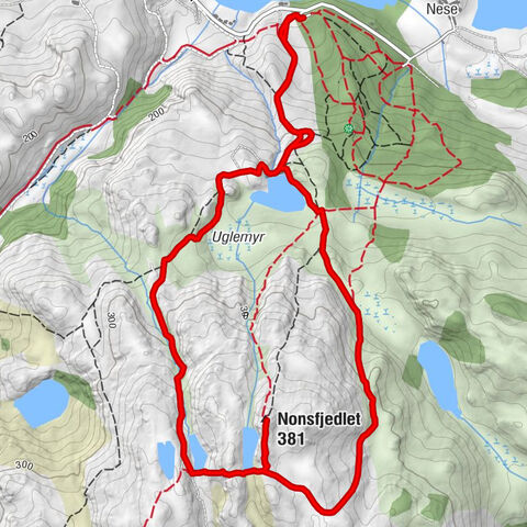 Gjesdal - Nonsfjedlet