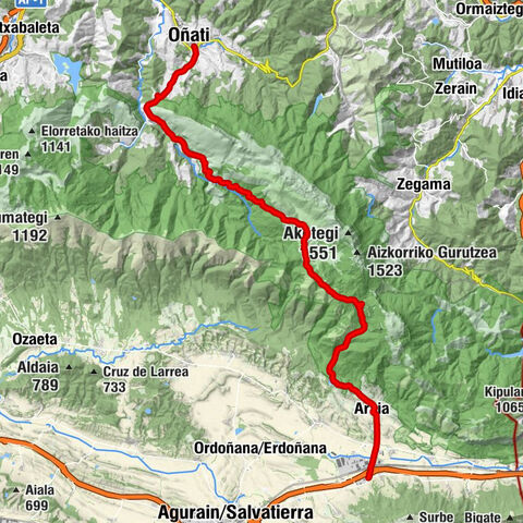 El Ventorro - Portuzarra / Alto de la Horca - Askiolagaña - Oñati