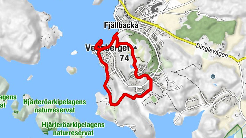 Tanums kommun - Vetteberget - Bryggan - Fjällbacka