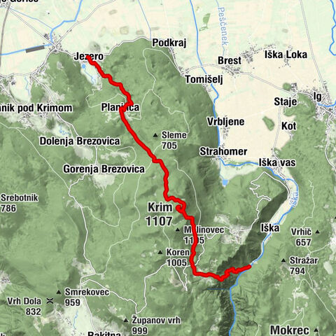 Ig - Planinska koča na Krimu - Krim - Jezero