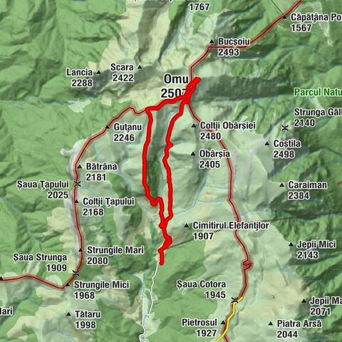 Telecabina Peștera - Omu - Bucura - Doamnele