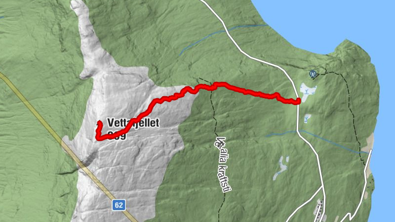 Sunndal - Vettalia - Vettafjellet