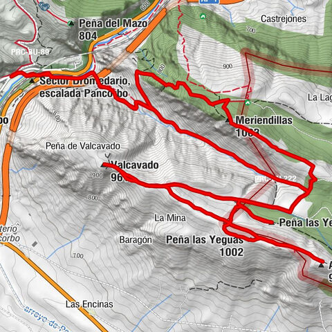 Pancorbo - Peña las Yeguas - Alto de Baragón - Meriendillas