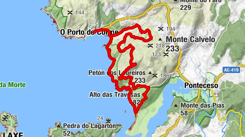 Restaurante Miramar - Alto das Travesas - Monte da Facha - O Porto de Corme