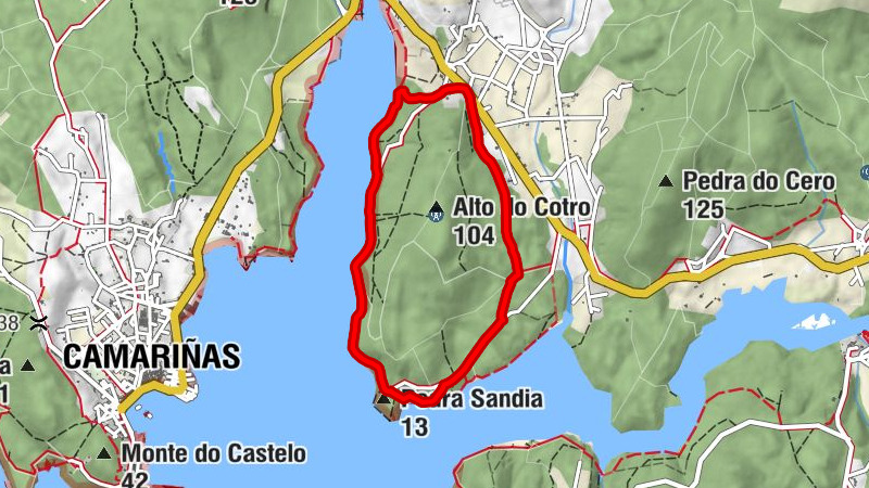 Xaviña - Pedra Sandia - O Cruceiro - Telleiro