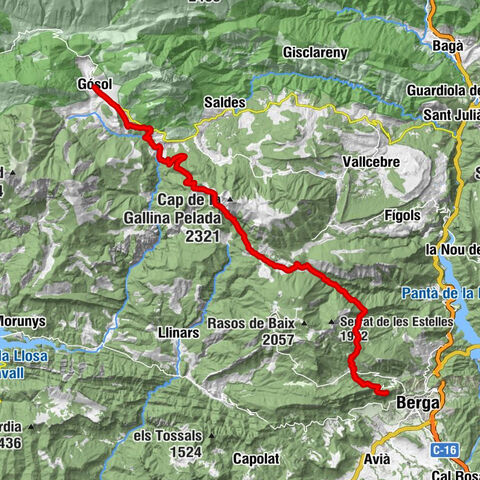 Santuari de Queralt - Roc de l'Estany - Roques Blanques - Restaurant La Cuineta