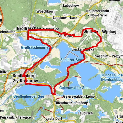 Großräschen - Kirche Allmosen - St. Peter und Paul