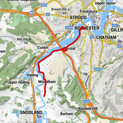 Maidstone - All Saints - Strood - Gillingham