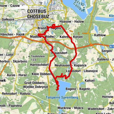 Klein Döbbern - Matzberg - Johanneskirche - Neuhausen