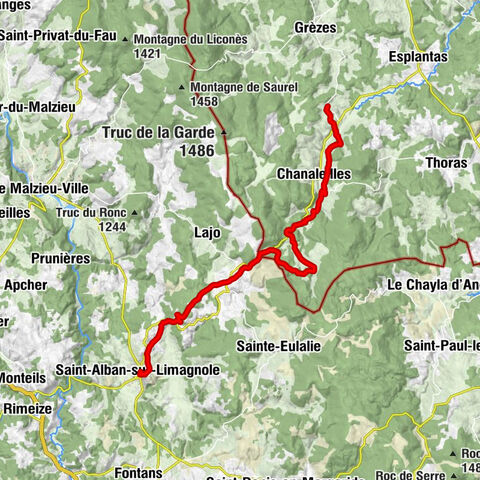 Saint-Alban-sur-Limagnole - Chapelle Saint-Roch - Église Saint-Alban - Le Falzet