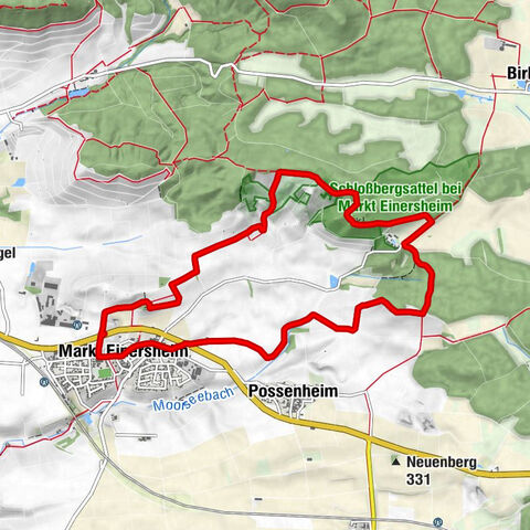 Markt Einersheim - Schloßberg - Possenheim - Gasthof Rotes Ross