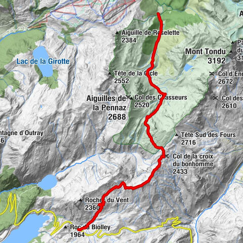 Chalet - Refuge de Nant Borrant - Refuge de la Balme - Refuge du Col de la Croix du Bonhomme - Refuge du Plan de la Lai