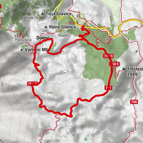 Ivanova korita - Nevjesta Jadrana - Dolovi - Prijestolnica Cetinje
