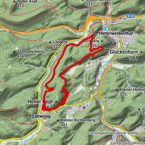 Lemberg - Salzwoog - Schwamborn-Quelle - Teufelstisch