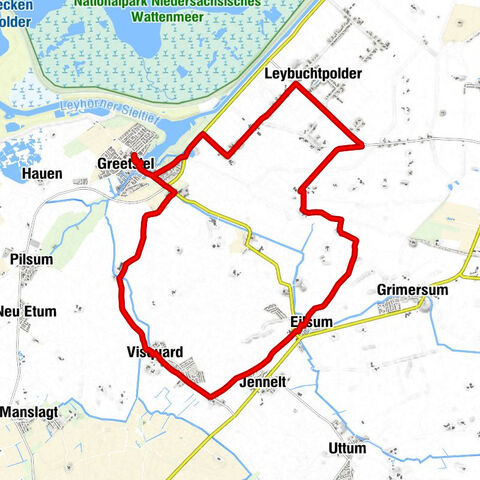 Greetsiel - Greetsieler Kirche - Kirche Visquard - Eilsumer Kirche