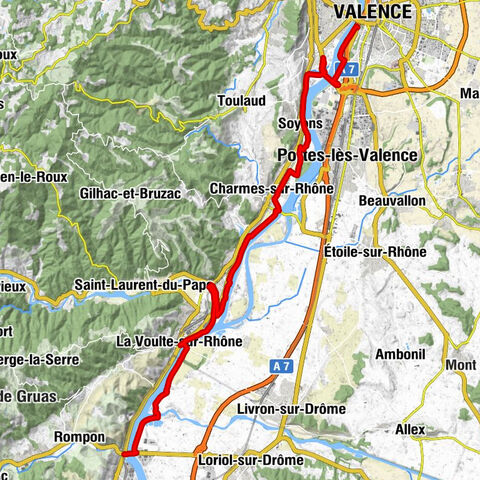 Valence - Les Freydières - Guérimbet - Le Pouzin