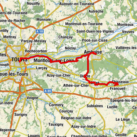 Tours - Église Saint-Laurent - Église Paroissiale Saint-Florentin - Parc de Chenonceau