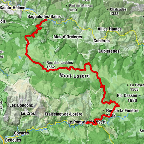 Bagnols-les-Bains - Le sources du Tarn - La Truite Enchantée - Quartier de la Moline