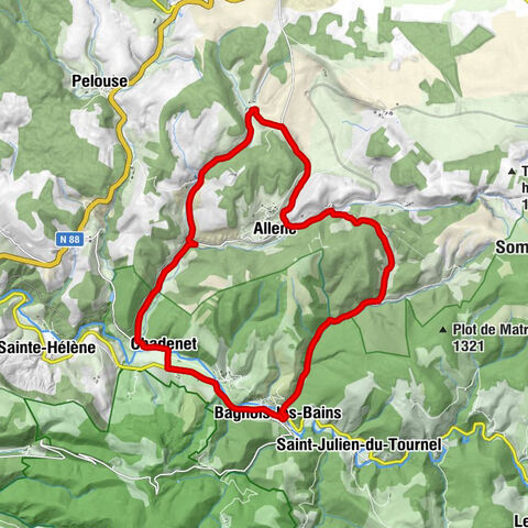 Bagnols-les-Bains - Auberge du Vallon - Le Mazel - Allenc