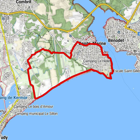 Combrit - Moguer - Malakoff - Chapelle Sainte-Marine