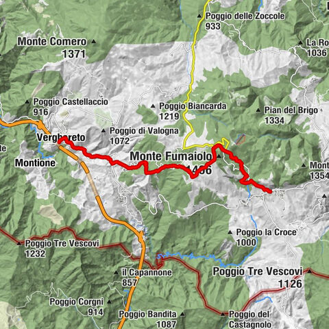 Verghereto - Montecoronaro - Cascata del Tevere - Madonna dell'Apparizione