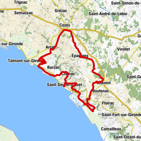 Église Saint-Séverin - Saint-Seurin-d'Uzet - Église Saint-Vincent - Église Saint-Martin