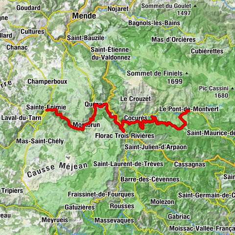 Le Pont-de-Montvert - Collégiale Notre-Dame - Chapelle Saint-Jean-Baptiste - Sainte-Enimie