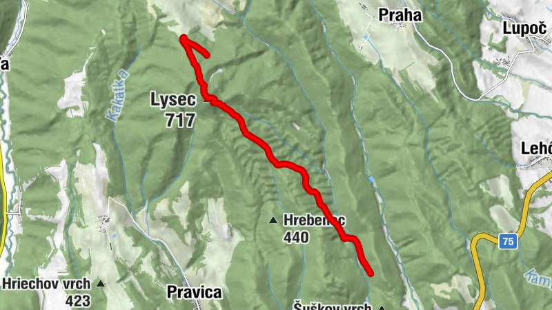 Ľuboreč - Lysec - Tále