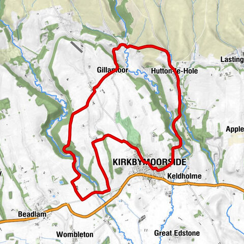 Hutton-le-Hole - Lowna - Gillamoor - Kirkbymoorside