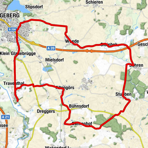 Landgestüt Traventhal - Traventhal - Altengörs - Hohelucht