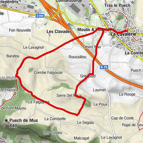 La Cavalerie - Mas de Rapine - Moulin A Vent - Gringaud