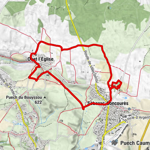 Igue de Sébazac - Sébazac-Concourès - Église Saint-Barnabé - Église Saints-Cyr-et-Julitte